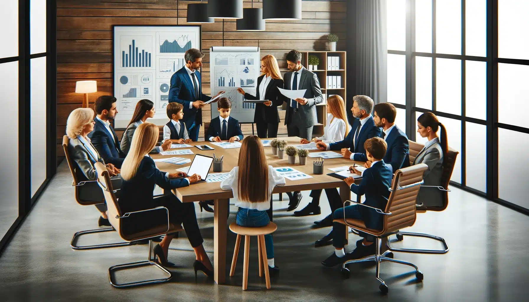Protocolo Familiar. Un Pilar para la Armonía y el Éxito en la Empresa Familiar. Reunión en la empresa